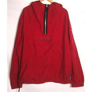 Tommy Hilfiger Coat Mens XL Anorak Spellout Vtg 90s Hong Kong Hooded‎ Pullover